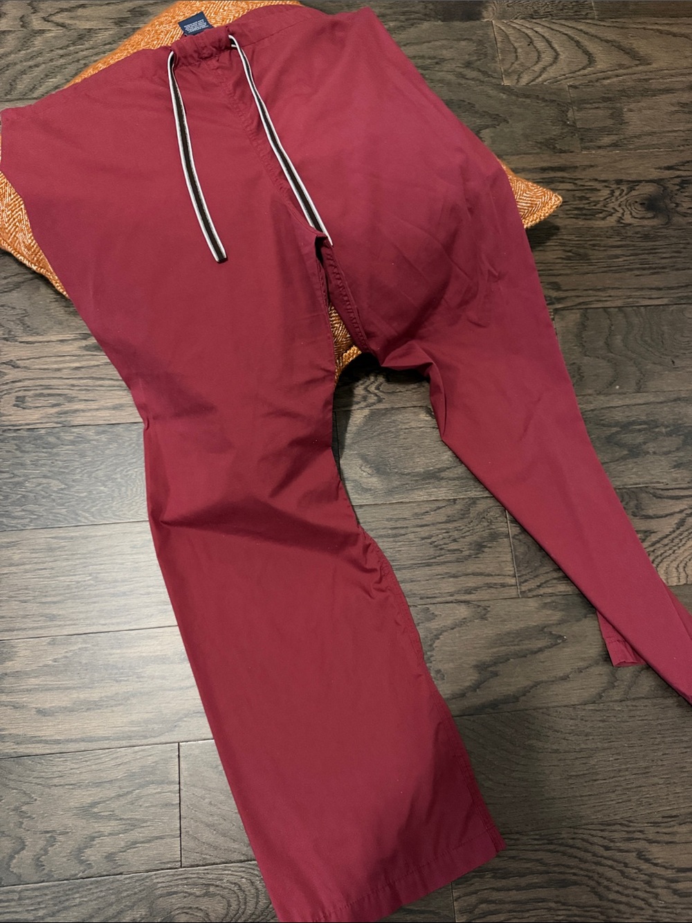 Women’s Burgundy Drawstring Casual Pants